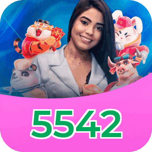Plataforma 5542 mostrando interface moderna, jogos certificados e recursos de segurança licenciados